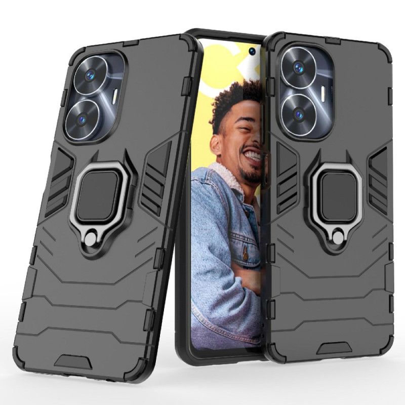 Hoesje Realme C55 Duurzame Ringhouder Bescherming Hoesje