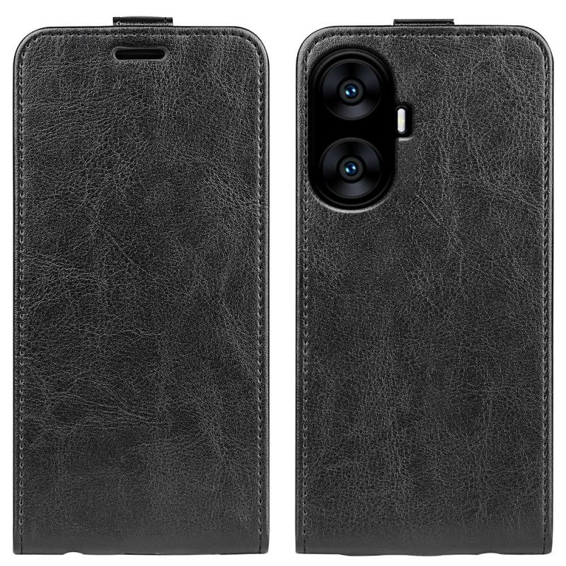 Leren Hoesje Realme C55 Verticale Klep Bescherming Hoesje