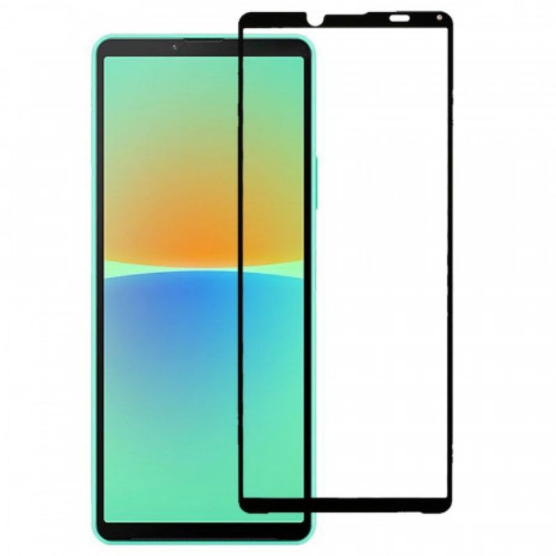 Sony Xperia 10 Iv Screenprotector Van Gehard Glas Met Zwarte Rand