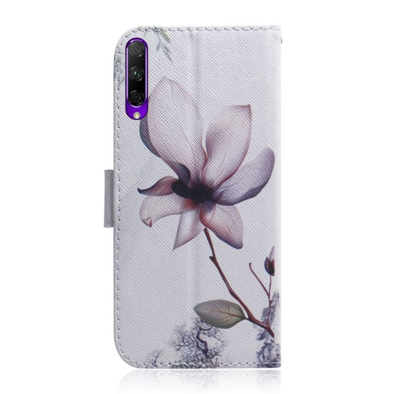 Bescherming Hoesje Honor 9X Pro Telefoonhoesje Oud Roze Bloem