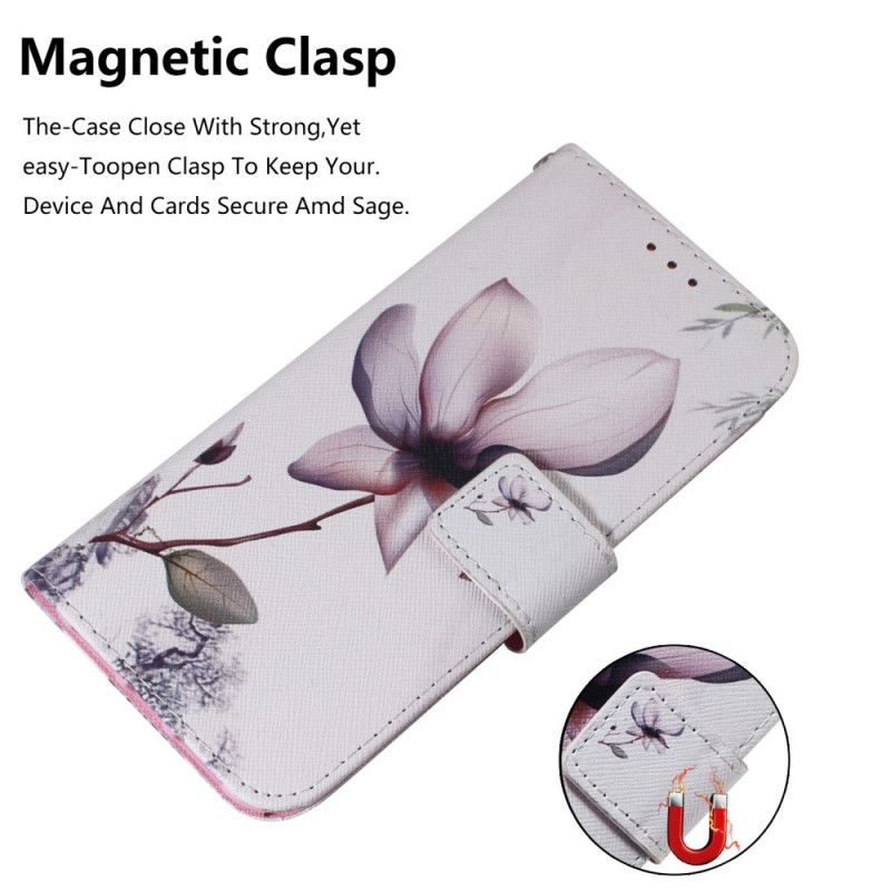 Bescherming Hoesje Honor 9X Pro Telefoonhoesje Oud Roze Bloem