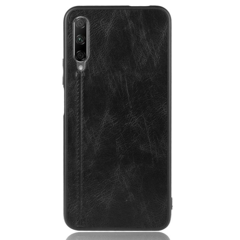 Case Hoesje Honor 9X Pro Rood Zwart Telefoonhoesje Stiksels In Leerstijl