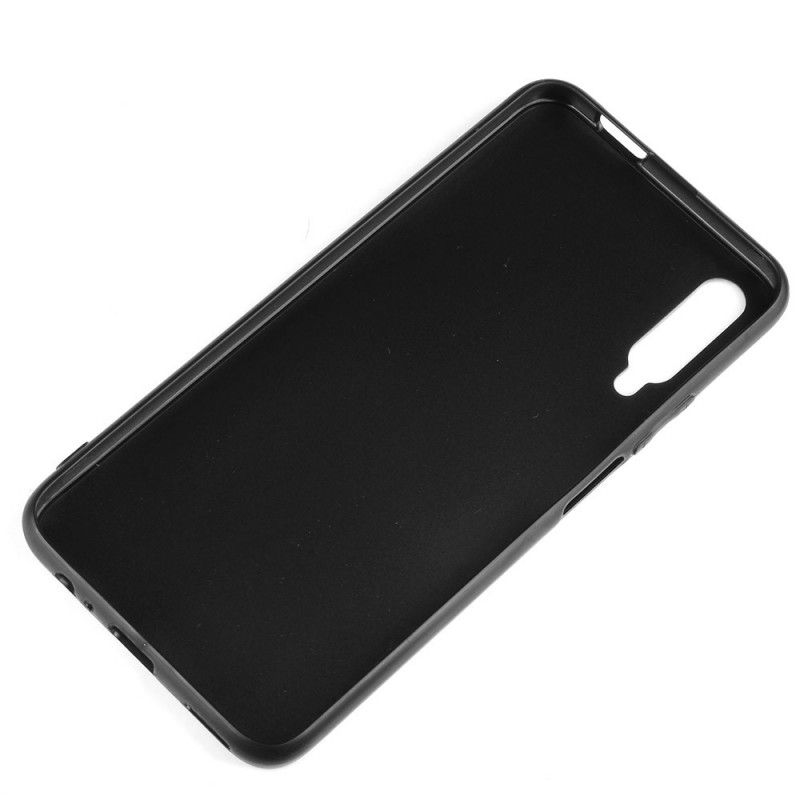 Case Hoesje Honor 9X Pro Rood Zwart Telefoonhoesje Stiksels In Leerstijl