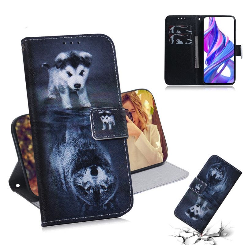 Cover Folio-hoesje Honor 9X Pro Telefoonhoesje Ernesto De Wolf