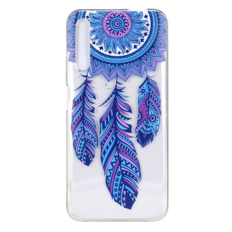 Cover Hoesje Honor 9X Pro Telefoonhoesje Dromenvanger Blauwe Veren