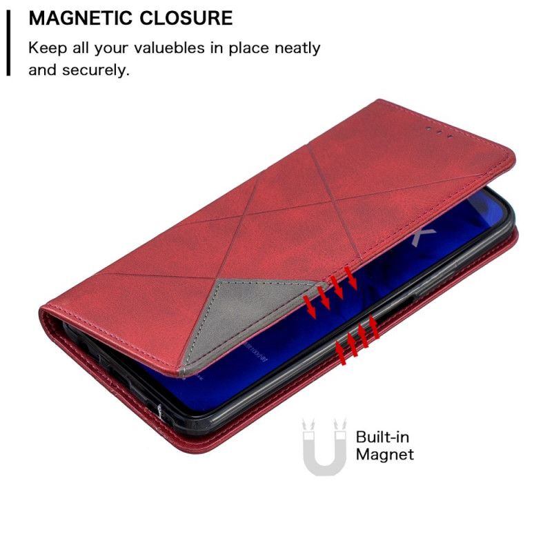 Folio-hoesje Honor 9X Pro Grijs Zwart Max Artieststijl