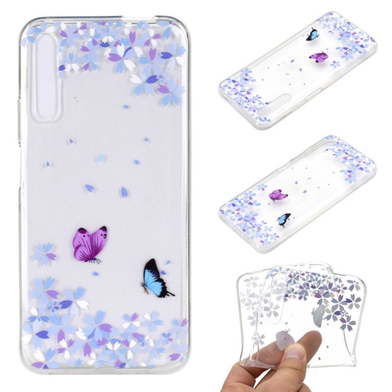 Hoesje Honor 9X Pro Vlinders En Bloemen