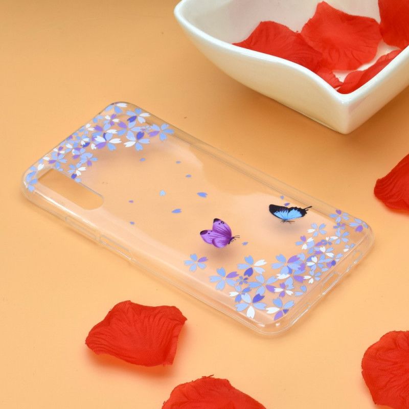 Hoesje Honor 9X Pro Vlinders En Bloemen