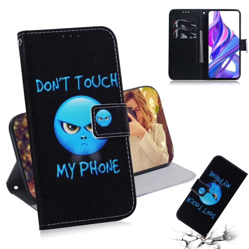 Leren Hoesje Honor 9X Pro Emoji-Telefoon