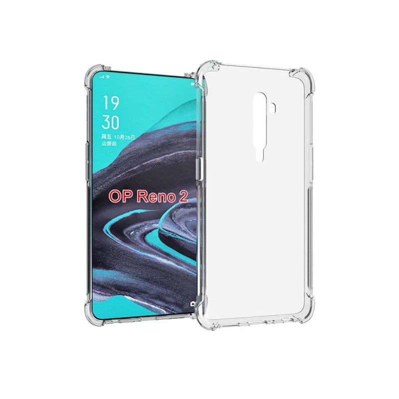 Hoesje voor Oppo Reno 2 Transparant Versterkte Hoeken