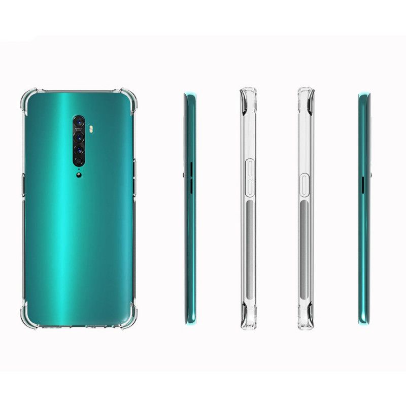 Hoesje voor Oppo Reno 2 Transparant Versterkte Hoeken