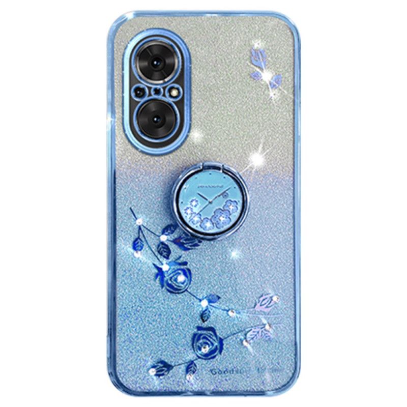 Case Hoesje Realme C67 Telefoonhoesje Ringhouder Met Strasssteentjes