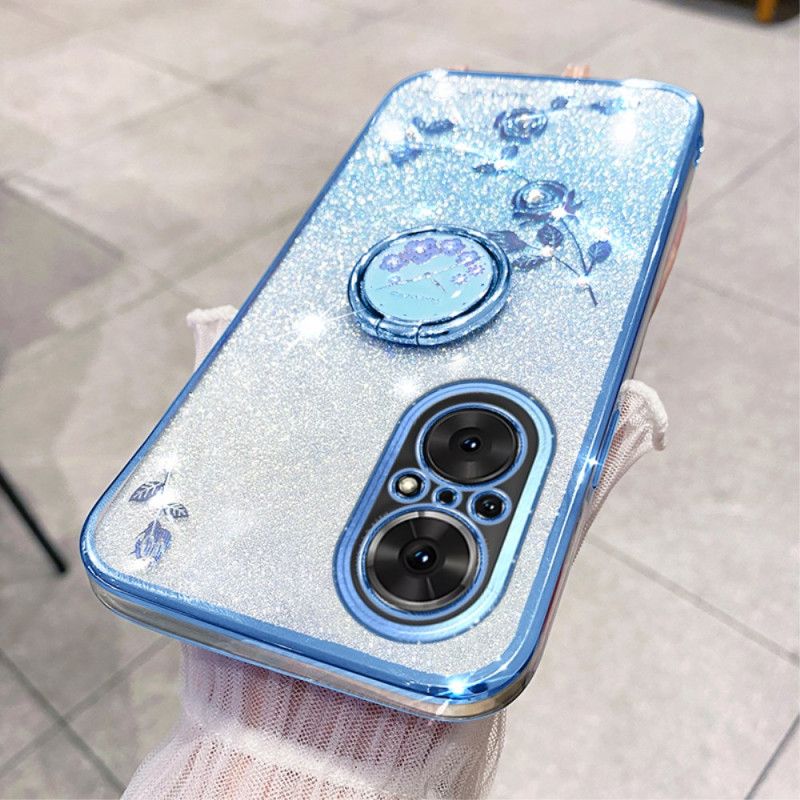 Case Hoesje Realme C67 Telefoonhoesje Ringhouder Met Strasssteentjes