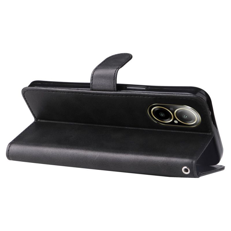 Flip Case Leren Realme C67 Portemonneetje Aan De Voorkant