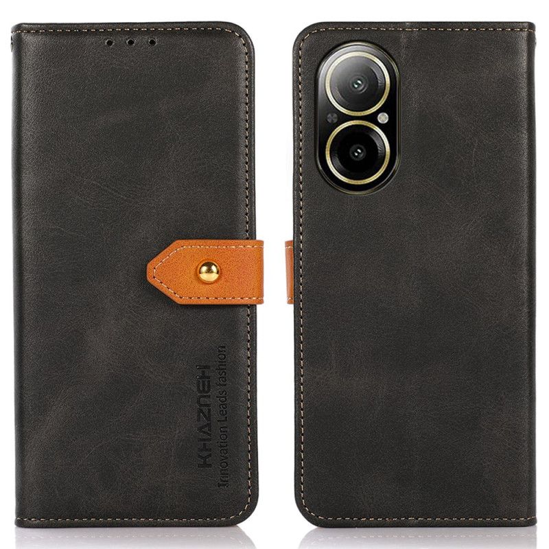 Folio-hoesje Realme C67 Telefoonhoesje Khazneh Gouden Sluiting