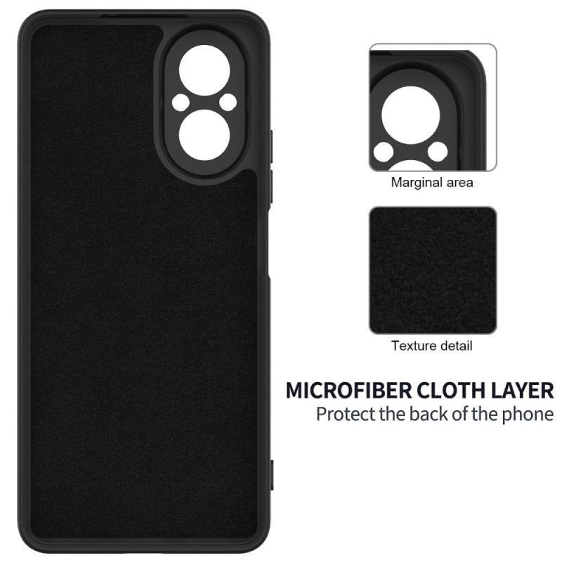 Hoesje Realme C67 Vloeibare Siliconen Met Bandje