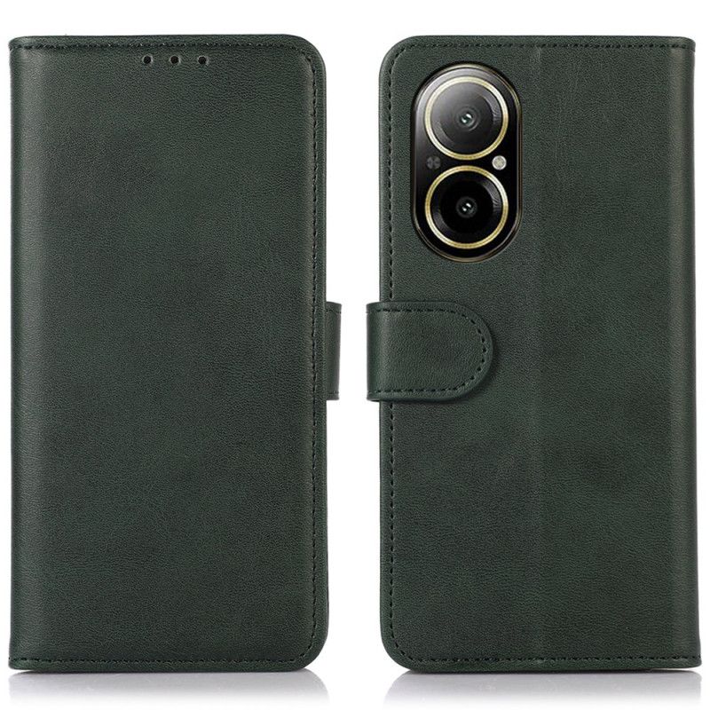 Leren Hoesje Realme C67 Klassiek Imitatieleer