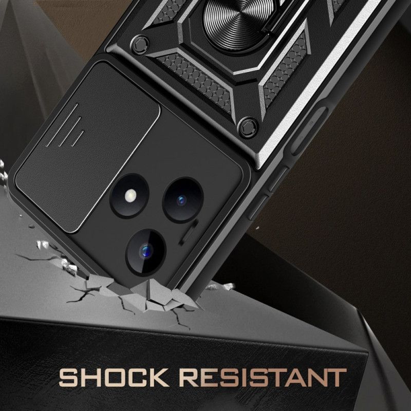 Hoesje Voor Realme C53 Ringhouder En Lensbeschermer