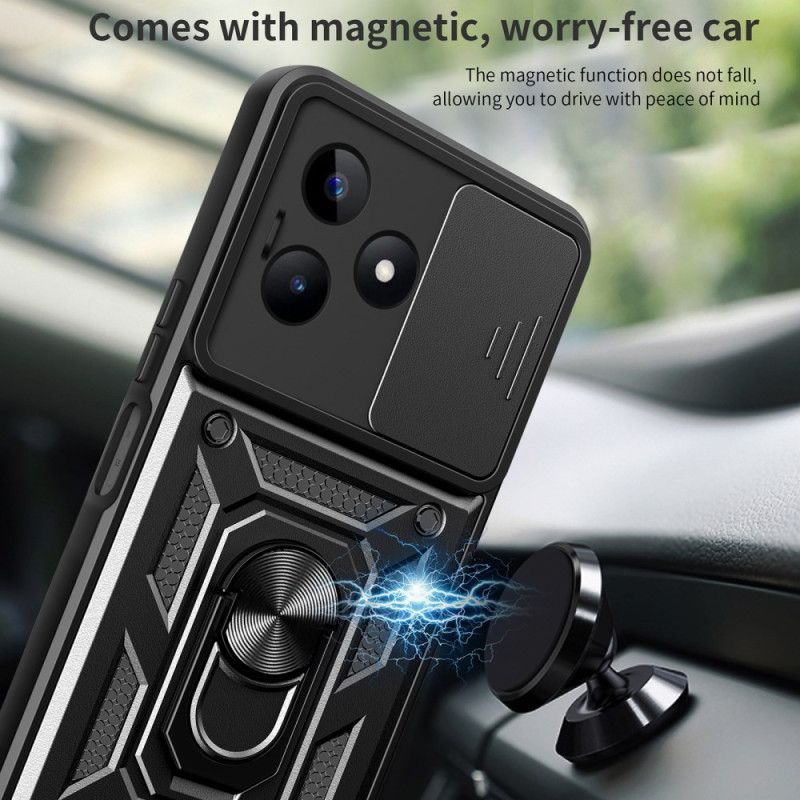 Hoesje Voor Realme C53 Ringhouder En Lensbeschermer