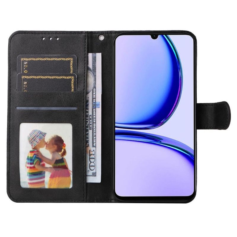 Leren Hoesje Realme C53 Klassiek Met Bandje