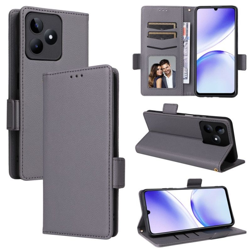 Leren Hoesje Realme C53 Ultradun Met Koord Bescherming Hoesje