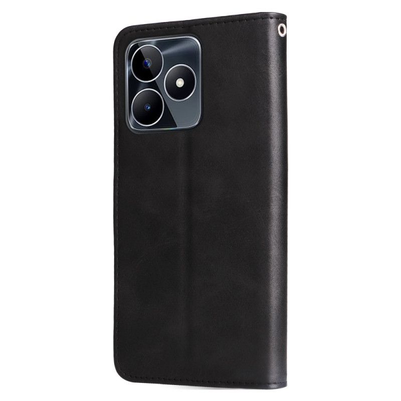 Leren Hoesje Voor Realme C53 Portemonnee Aan De Voorkant