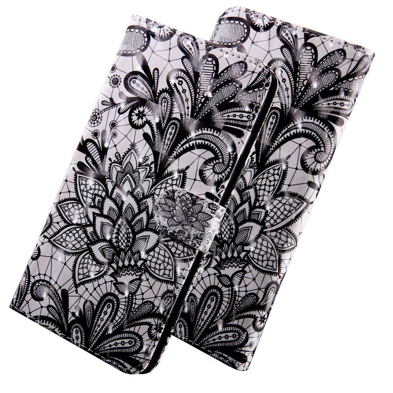 Flip Case Leren Xiaomi Redmi 9t Volledig Kant