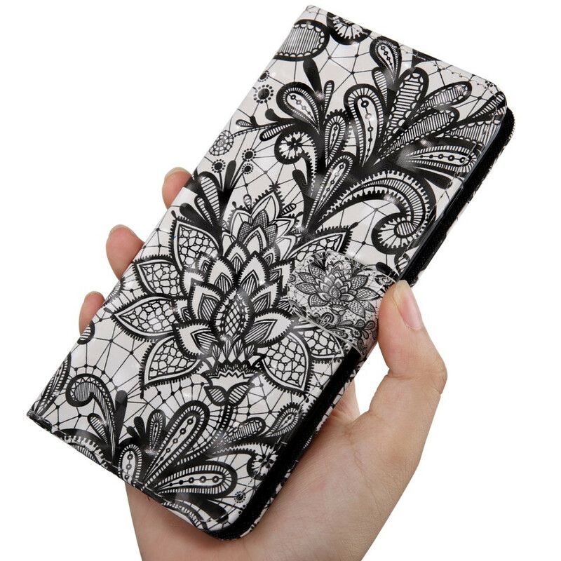 Flip Case Leren Xiaomi Redmi 9t Volledig Kant