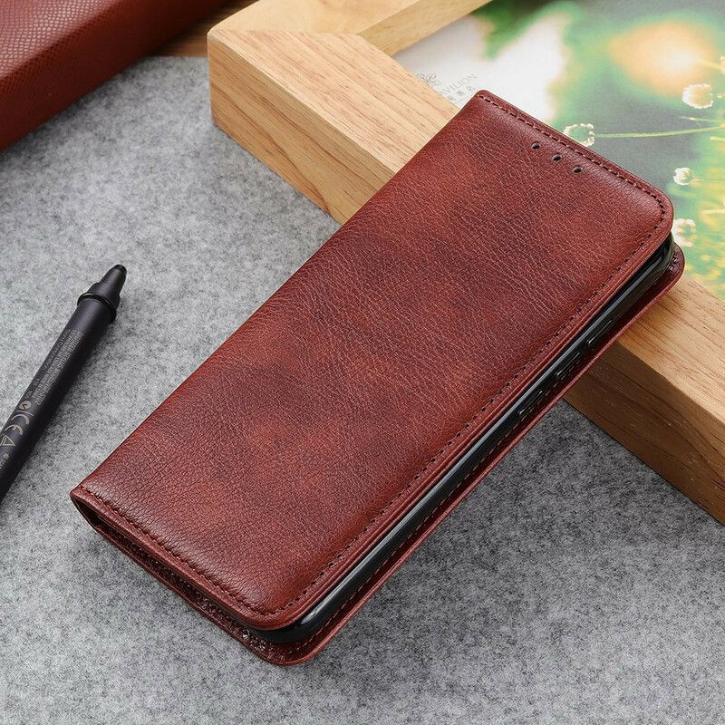 Folio-hoesje Voor Xiaomi Redmi 9t Mat Splitleer