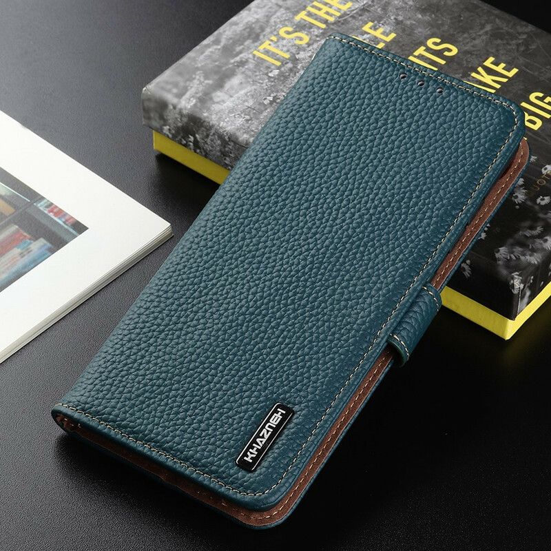 Leren Hoesje Voor Xiaomi Redmi 9t Litchi Khazneh Leer