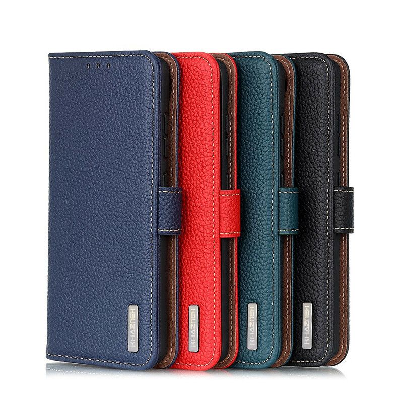 Leren Hoesje Voor Xiaomi Redmi 9t Litchi Khazneh Leer
