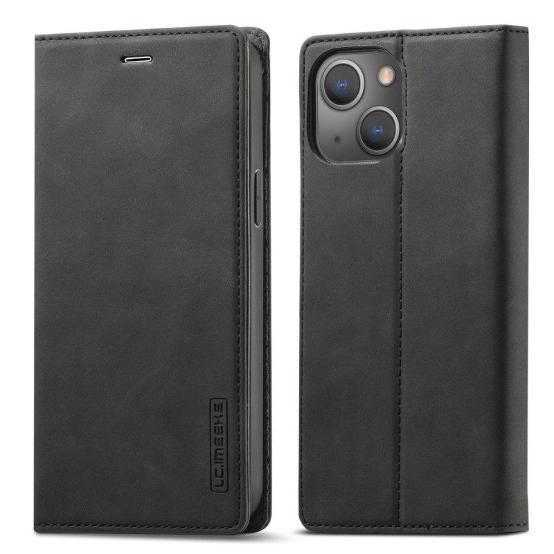 Bescherming Hoesje voor iPhone 14 Plus Folio-hoesje Kunstleer Lc.imeeke