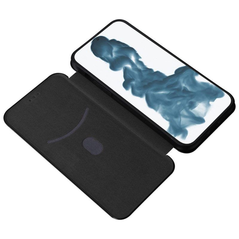 Bescherming Hoesje voor iPhone 14 Pro Max Folio-hoesje Koolstofvezel