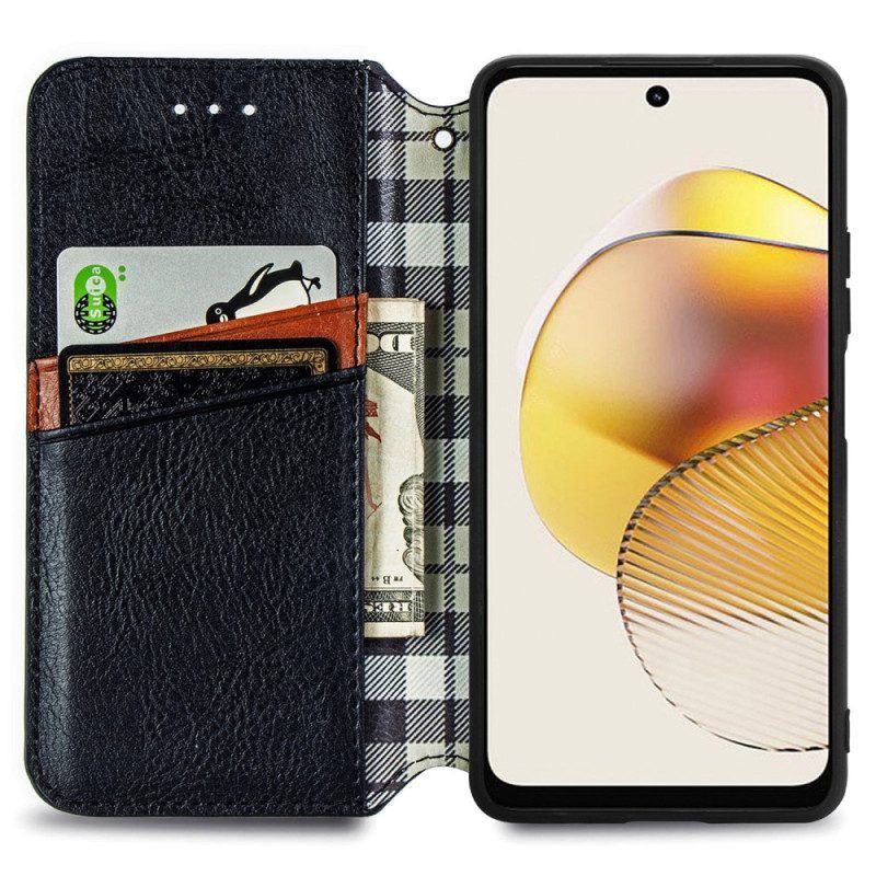 Bescherming Hoesje voor Moto G73 5G Folio-hoesje 3d Patroon