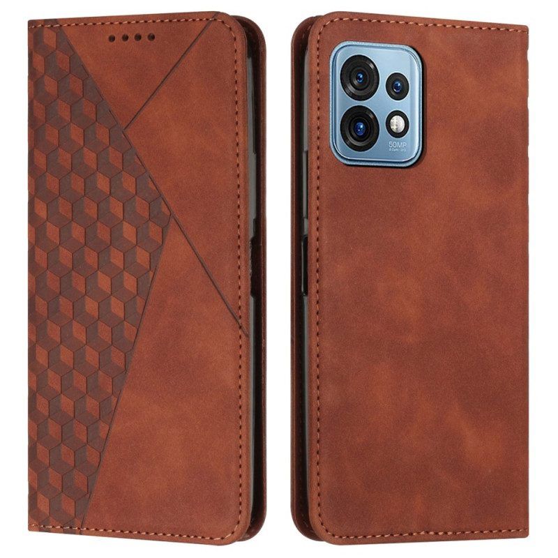 Bescherming Hoesje voor Motorola Edge 40 Pro Folio-hoesje 3d Patroon