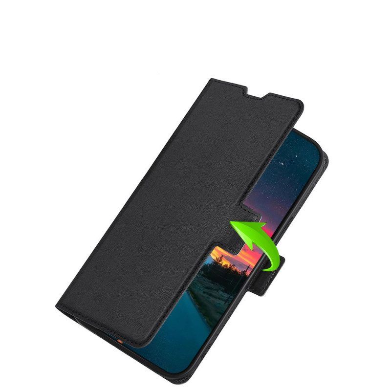 Bescherming Hoesje voor Realme 9i Folio-hoesje Ultra Fijn Kunstleer