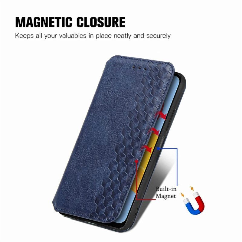 Bescherming Hoesje voor Samsung Galaxy M13 Folio-hoesje Patroon Met Leereffect