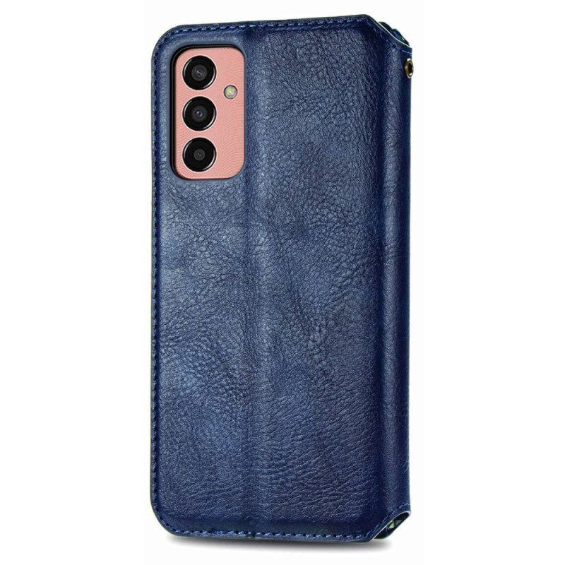 Bescherming Hoesje voor Samsung Galaxy M13 Folio-hoesje Patroon Met Leereffect