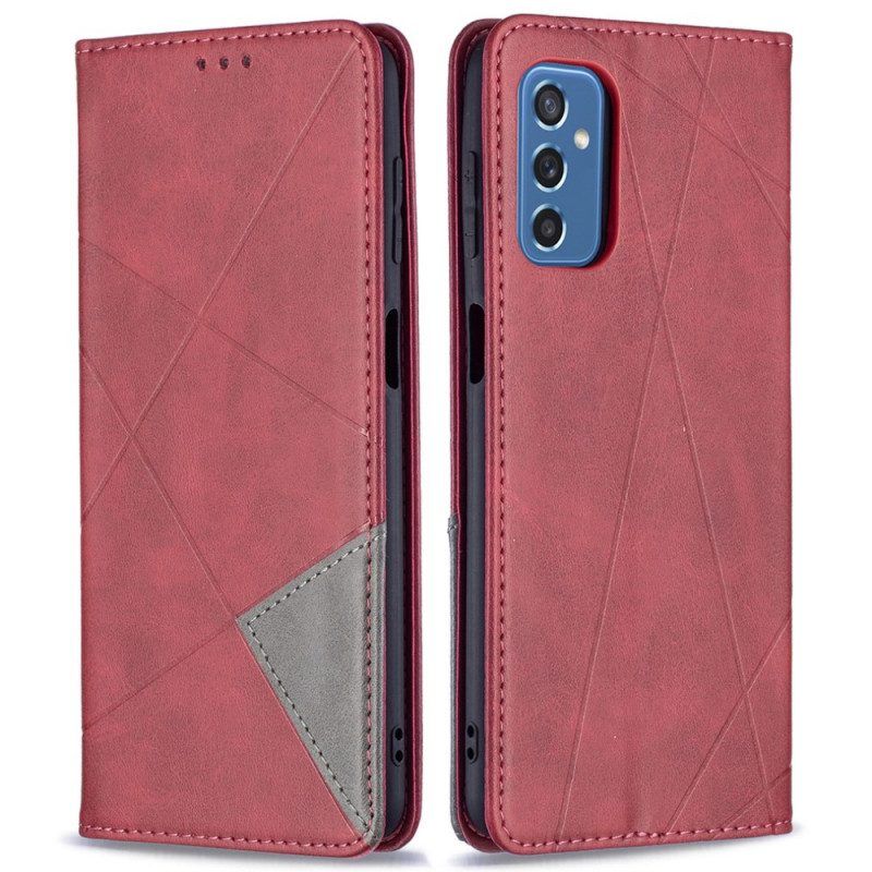 Bescherming Hoesje voor Samsung Galaxy M52 5G Folio-hoesje Patroon Van Imitatieleer