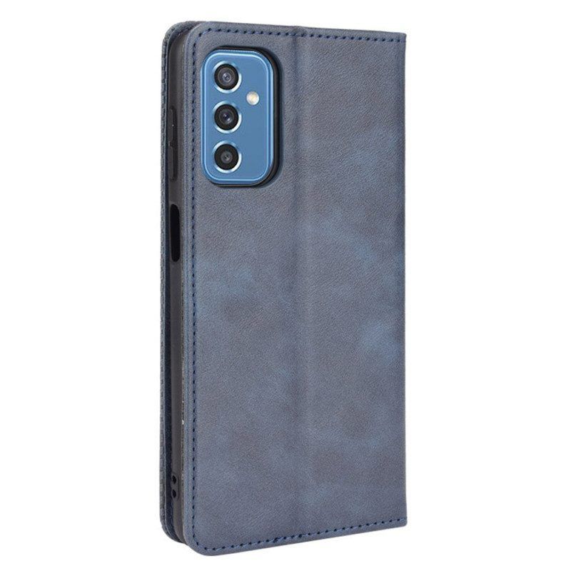 Bescherming Hoesje voor Samsung Galaxy M52 5G Folio-hoesje Zacht Kunstleer