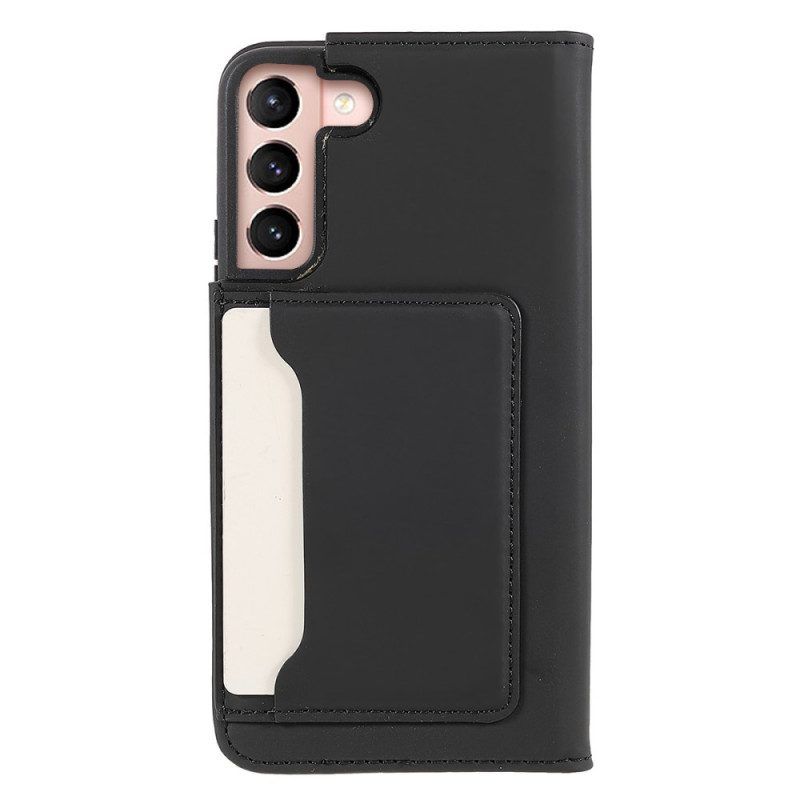 Bescherming Hoesje voor Samsung Galaxy S22 Plus 5G Folio-hoesje Kaarthouder Standaard