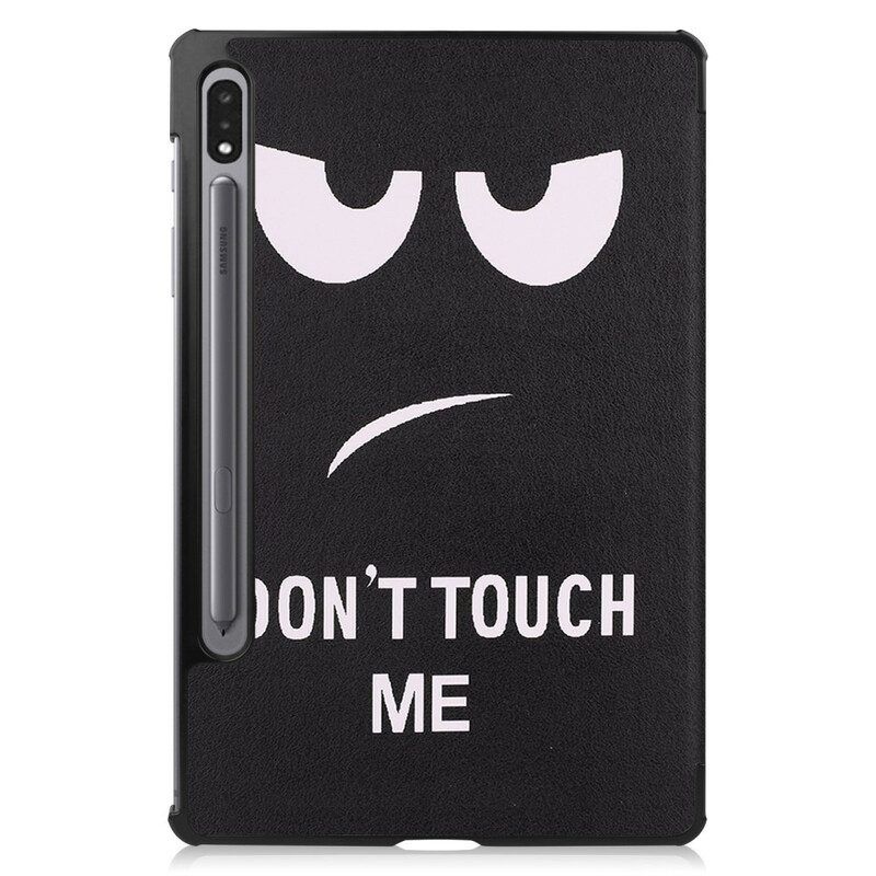 Bescherming Hoesje voor Samsung Galaxy Tab S8 / Tab S7 Raak Me Niet Aan Pennenhouder