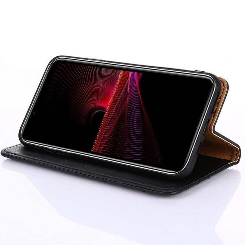 Bescherming Hoesje voor Sony Xperia 1 IV Folio-hoesje Decoratieve Klinknagels