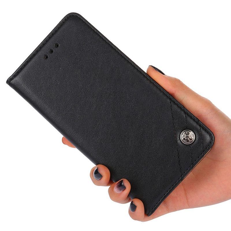 Bescherming Hoesje voor Sony Xperia 1 IV Folio-hoesje Decoratieve Klinknagels