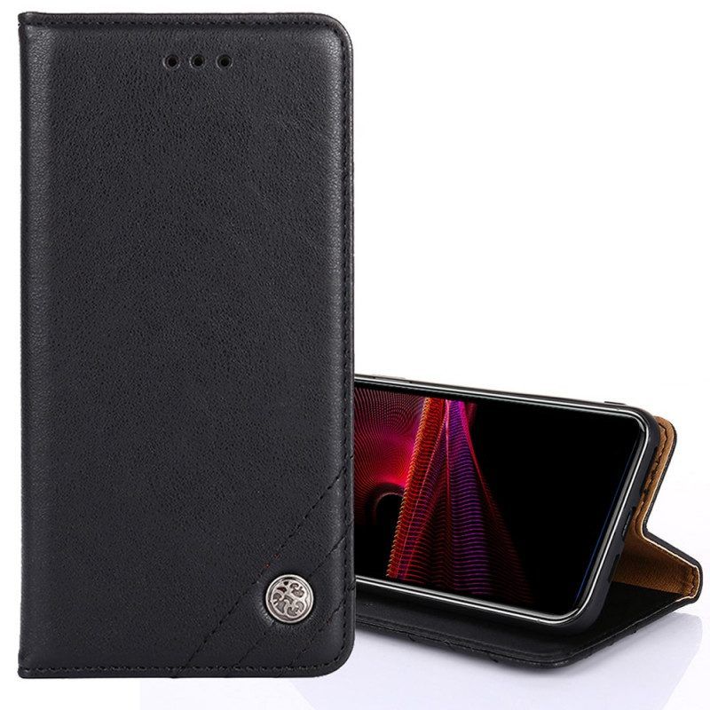 Bescherming Hoesje voor Sony Xperia 1 IV Folio-hoesje Decoratieve Klinknagels