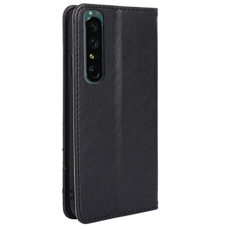 Bescherming Hoesje voor Sony Xperia 1 IV Folio-hoesje Decoratieve Klinknagels