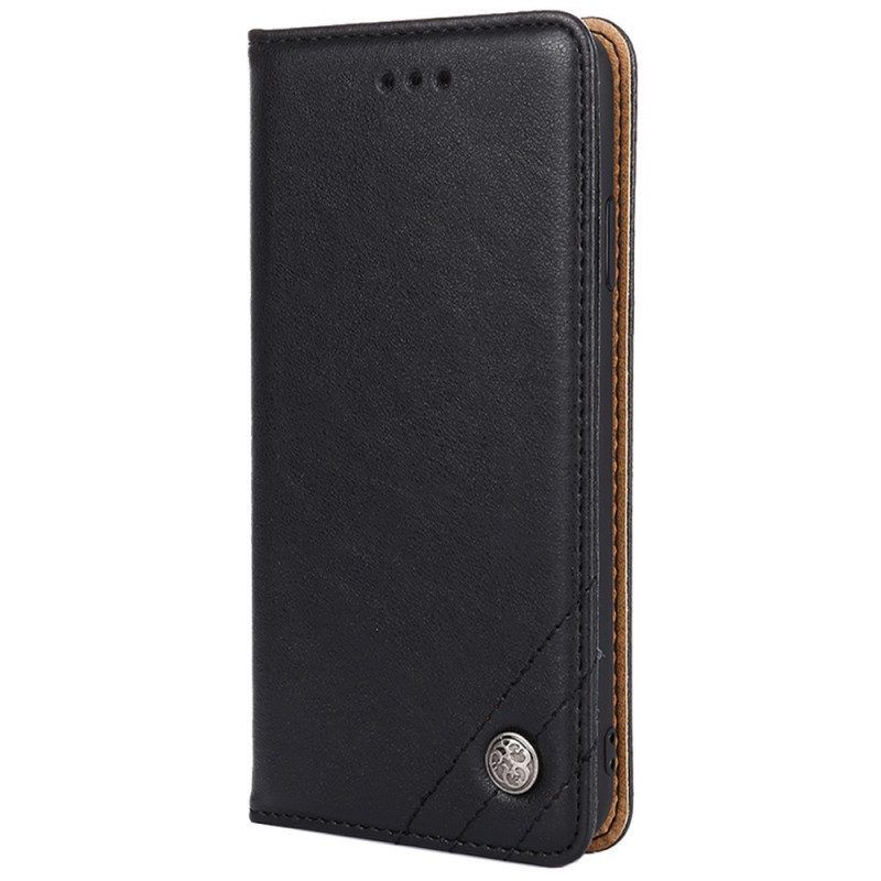 Bescherming Hoesje voor Sony Xperia 1 IV Folio-hoesje Decoratieve Klinknagels