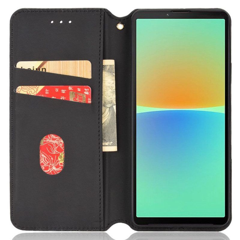 Bescherming Hoesje voor Sony Xperia 10 IV Folio-hoesje 3d Kubussen