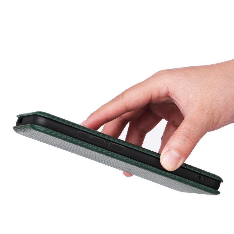 Bescherming Hoesje voor Xiaomi Redmi A1 Folio-hoesje Koolstofvezel