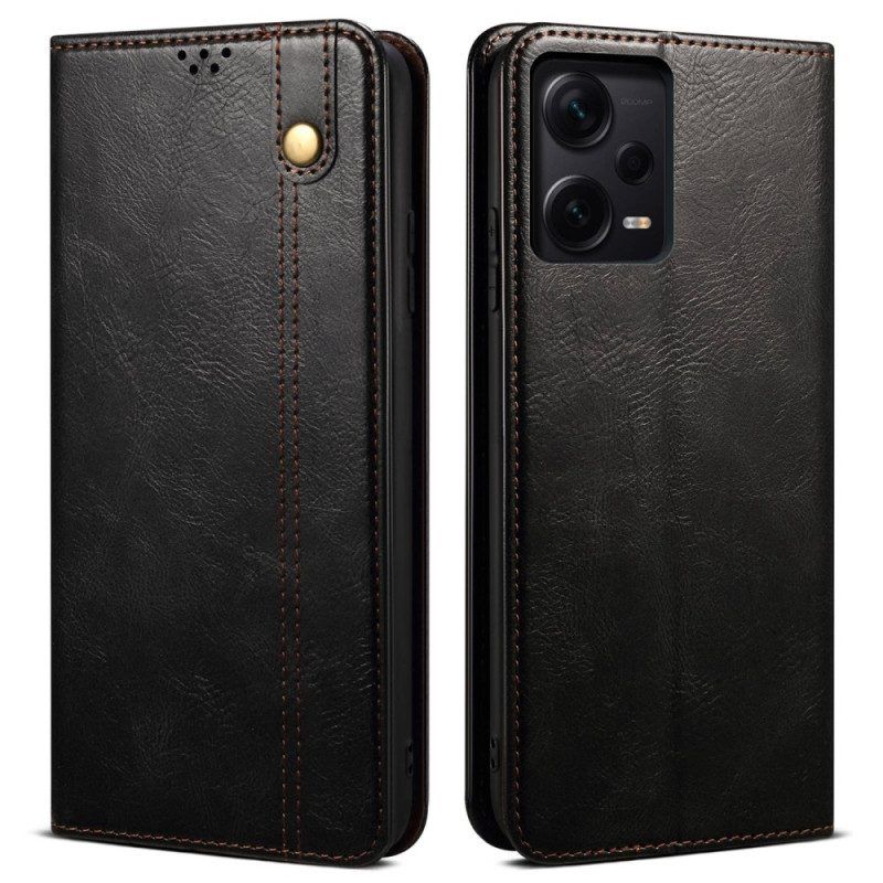 Bescherming Hoesje voor Xiaomi Redmi Note 12 Pro Folio-hoesje Oliejas